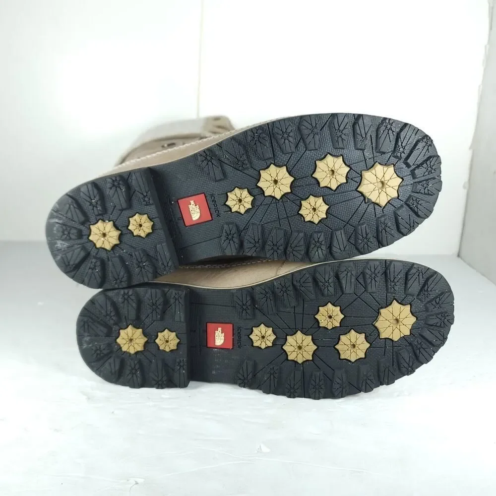 The North Face Women's Snowtropolis US6,5 Brown Suede Insulated Lace Up Boots